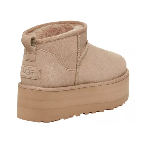 Women's UGG Classic Ultra Mini Platform (Sand) Boots - NEW! - Picture 5 of 6
